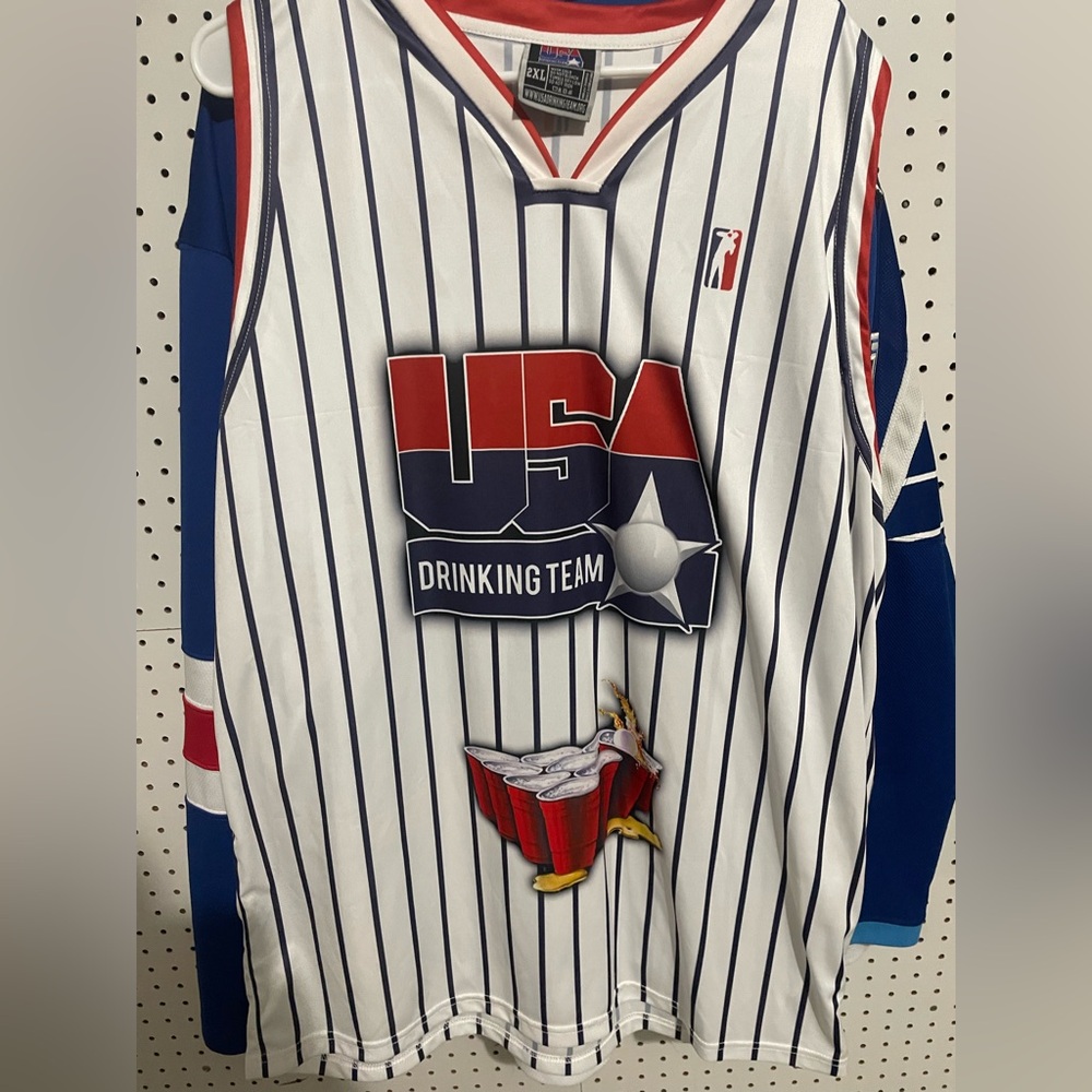 USA basketball drinking jersey